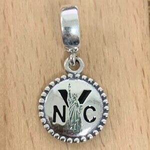 Pandora Blue Lady Liberty Exclusive Charm, S925 Silver Bracelets